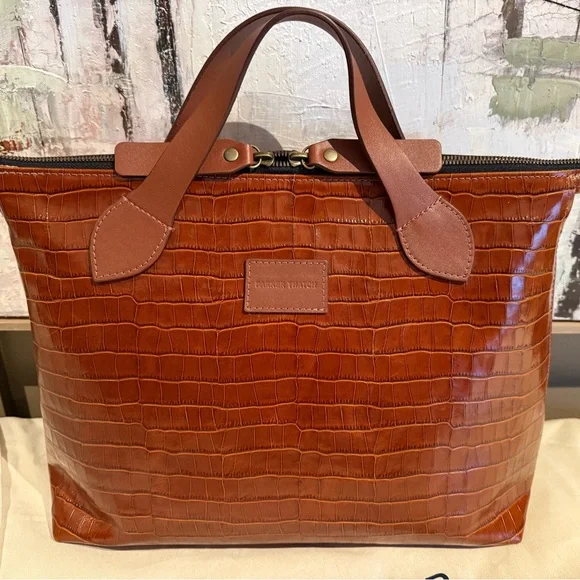 NWT‼️Parker Thatch Cognac Croc Charlie RARE Limited Edition